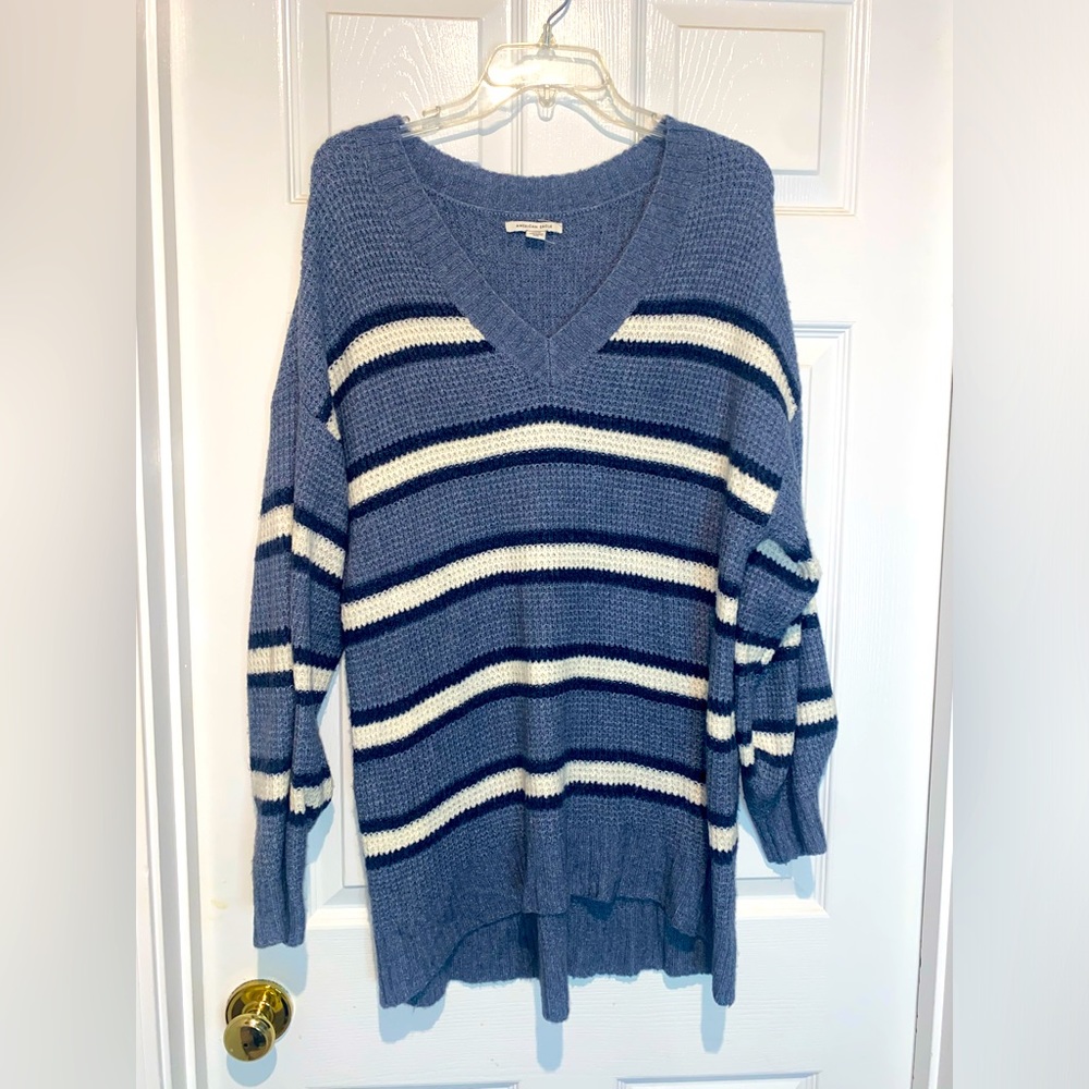 American Eagle oversized striped sweater. Size M - Picture 1 of 4